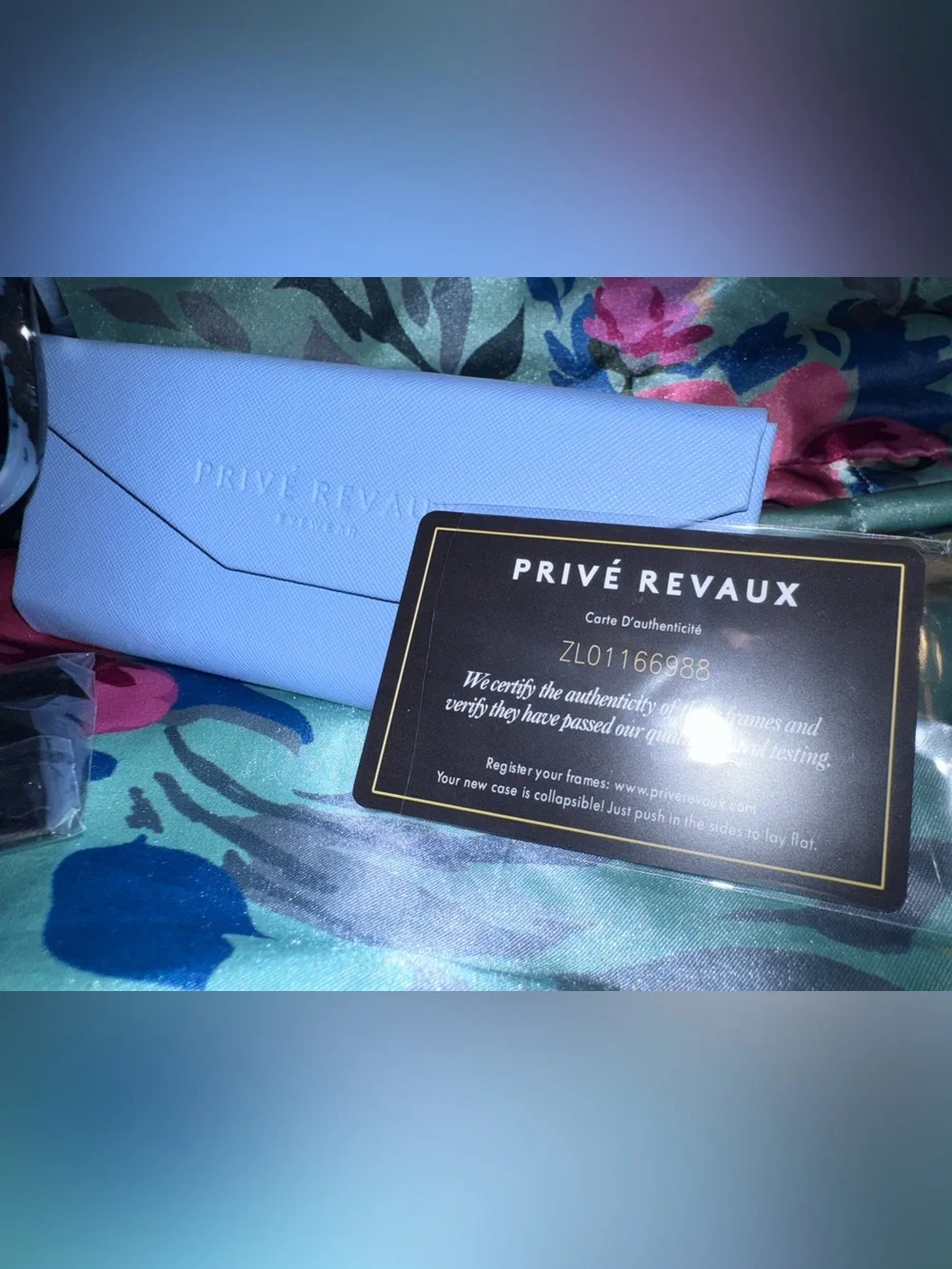 New PRIVE REVAUX Women's Milky Blue Tortoise Cat Eye Sunglasses